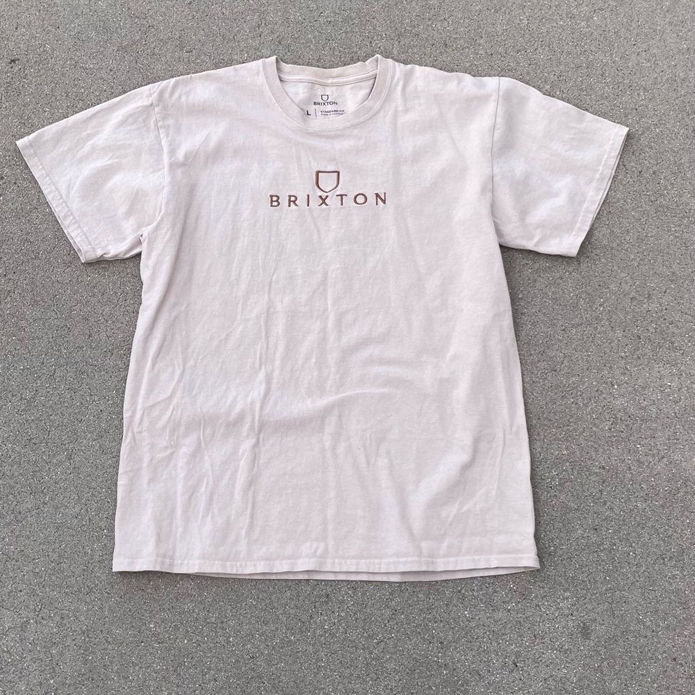 Brixton Cream T-Shirt for Men